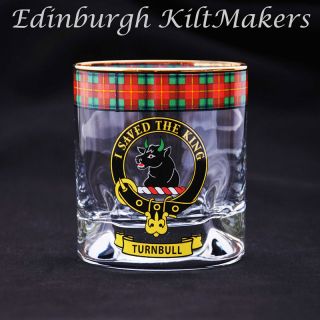 Craig Clan Crested Whisky Glass Tartan Whisky Glasses