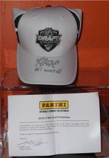 AUTHENTIC RYAN NUGENT HOPKINS Signed Draft Day Hat from the NHL DRAFT 