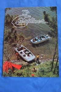 Vintage 1969 Crestliner Boat Brochure Photos Specs 24 Pages Cruisers 