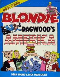 Blondie Original Art Painted Cover 1954 Dell Publ Mint