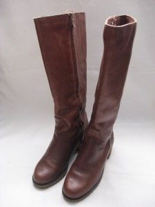 Womens ll Bean Blondo Leather Brown Knee High Boots Size 8