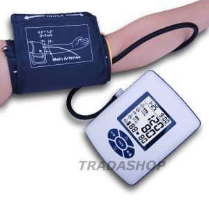 Digital Upper Arm Blood Pressure Monitor Pulse Meter Measure 4 Users 