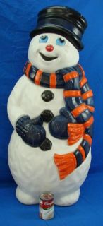 Vintage Grand Venture Blow Mold Blowmold 38 Frosty Snowman Chicago 