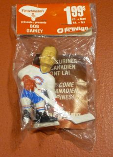 1989 90 Canadiens Provigo Figurine Bob Gainey SEALED