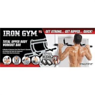 New Iron Gym Total Upper Body Workout Bar Worth $59 99