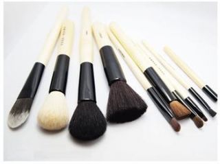 Brand New Bobbi Brown Makeup 10 Brush Set Tool + 2 Pouch Case Bag 