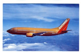 Southwest Airlines Boeing 737 300 Postcard