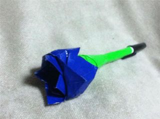 Blue Duck Brand Duct Tape Flower Pen Great Gift for Home or Office 