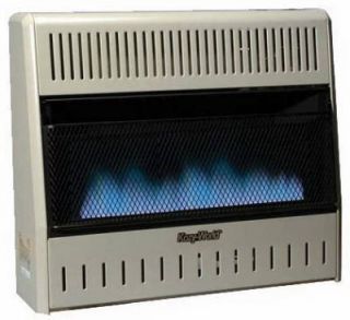 Kozy World 30 000 BTU Blue Flame Natural or Propane Gas Wall Heater w 
