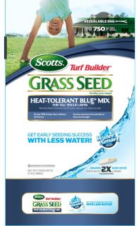   Builder Heat Tolerant Blue Grass Seed Mix 20 lb Drought Fescue