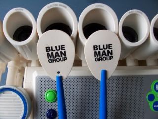 blueman group drum machine w ipod  input blue man