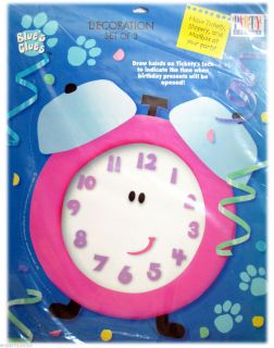 10pc Blues Clues Tickety Tock Paper Decorating Kit Birthday Party 