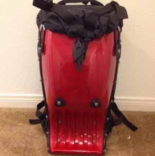 BOBLBEE MEGALOPOLIS HARD SHELL BACKPACK Red