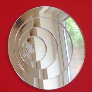  Circle Sphere Infinity Mirrors Silver