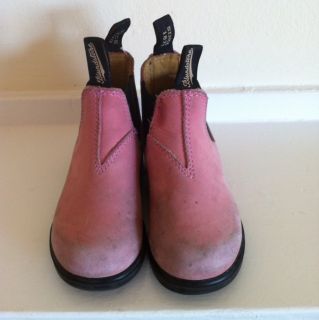 Pink Girls Blundstone Boots Size US 10 5 AUS UK 8