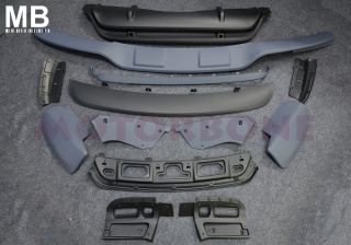   Up Aerodynamic Full Bumper Body Lip Kit Cover Euro Front Rear