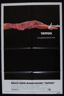 Tattoo 81 Maude Adams Bruce Dern Original Movie Poster