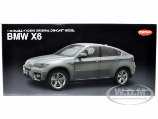 Brand new 118 scale diecast model car of 2011 2012 BMW X6 Space Gray 