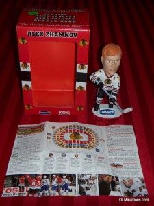 13 Alex Zhamnov Chicago Blackhawks NHL Hockey Bobblehead SGA W/ Box 