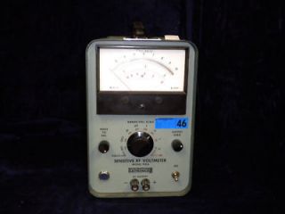 Boonton 91DA Sensitive RF Voltmeter Parts/ Repair