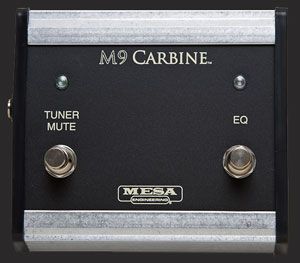 photo mesa boogie engineering m9 carbine bass amp footswitch