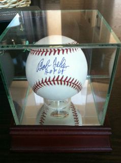 Bob Feller autographed signed baseball RJ COA Auto Cleveland Indians 