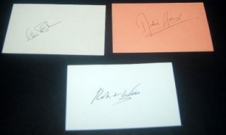   1963 THE HAUNTING AUTOGRAPH LOT ROBERT WISE CLAIRE BLOOM JULIE HARRIS