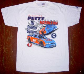    Petty Shirt L Logo Athletic 43 STP Racing Nascar 90s Bobby Hamilton