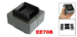 32mm Thick EE Ferrite Magnetic Core Transformer Bobbin Set Black