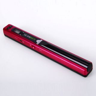   Handheld 600dpi Handyscan Book Photo Document A4 Color Scanner