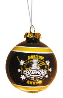 Boston Bruins 2011 Stanley Cup Champions Ball Christmas Ornament #6