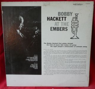 Bobby Hackett at The Embers LP Vinyl Jazz T1077 Record