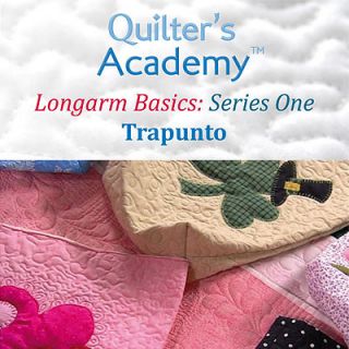 Longarm Basics Trapunto HowTo Quilters Academy New DVD
