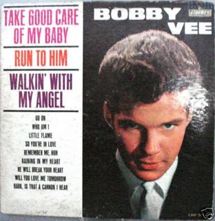 Bobby Vee Take Good Care My Baby 1962 Liberty Mono LP