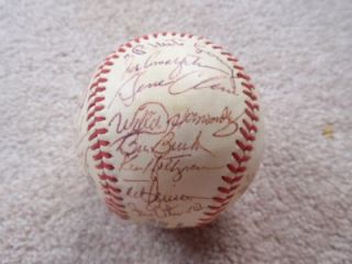 1979 Chicago Cubs Team Signed Ball Donnie Moore Lynn McGlothlin Bruce 