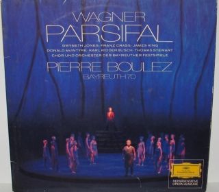 Pierre Boulez Wagner Parsifal Scenes DG LP Bayreuth Festival 1970 