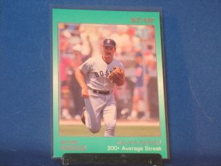 Wade Boggs 1988 Star Silver 15 Boston Red Sox 300 Average Streak 