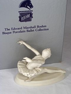 Boehm Marshall Porcelain Ballerina Figurine Swan Lake