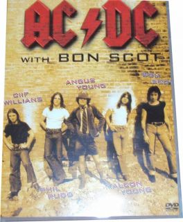 AC DC BON SCOTT DVD Rock Goes to College 78 Golders Green London 77 