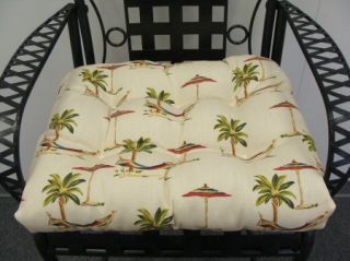 NEW BONAIRE OUTDOOR PATIO BISTRO CUSHION   SET OF TWO CUSHIONS
