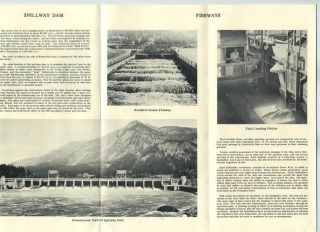 1950 Bonneville Dam Brochure Washington Oregon Corps of Engineers 