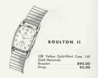 Hamilton Boulton I II Glass Replacement Wristwatch Watch Crystal Parts 