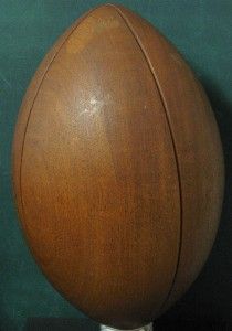 BART STARR WOODEN FOOTBALL Rawhide Boys Ranch Full size large