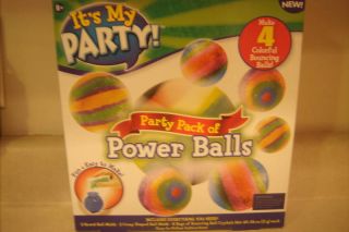 Its My Party Pack of Power Bouncing Balls Craft Kitnew