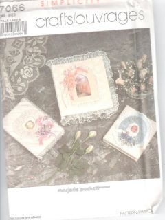 Simplicity 7066 Picture Frames Book Cover Pattern