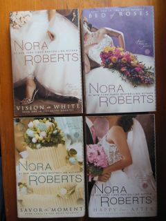 Nora Roberts – 4 Book Lot – The Bride Quartet – Complete Set 