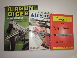 Airgun Books ( Collection) Trigger to Target, Blue book, Digest
