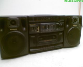   RX DS520 Ghettoblaster CD Tape Tuner Graphic Equalizer Boombox