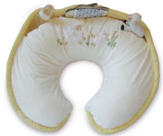 Boppy Feeding Infant Support Pillow with Luxe Slipcover My Little Lamb 