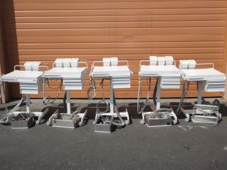   of 5 Signature DentalEZ Assistant Delivery Carts w Bins Junction Boxes